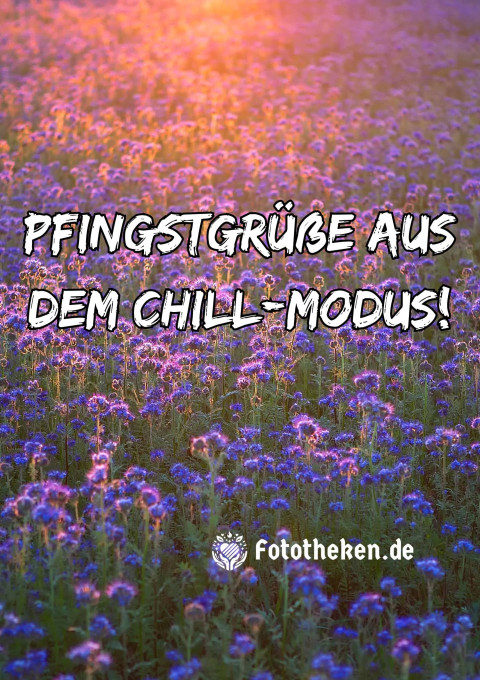 Pfingstgrüße aus dem Chill Modus!