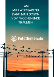 Am Mittwochabend darf man schon vom Wochenende träumen