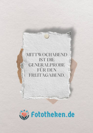 Mittwochabend ist die Generalprobe für den Freitagabend